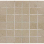 MS International Beton Khaki 2 in. x 2 in. Glazed Porcelain Floor and Wall Mesh-mounted Mosaic Tile