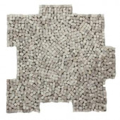 Solistone Palazzo Flavia 12 in. x 12 in. x 6.35 mm Decorative Pebble Mosaic Floor and Wall Tile (10 sq. ft. / case)