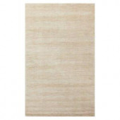 Kas Rugs Solid Texture Beige 5 ft. x 8 ft. Area Rug