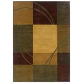 Eternity Nuance Blue and Brown 2 ft. 3 in. x 4 ft. 5 in. Accent Rug
