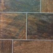 Hampton Bay Bronze Random Slate Laminate Flooring - 5 in. x 7 in. Take Home Sample