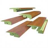 FasTrim Rosewood Copper and Rio Brazilian Walnut 1.77 in. Wide x 78 in. Length 5-in-1 Laminate Molding