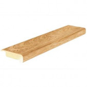 Mohawk Natural Teak 3/4 in. Thick x 2-1/2 in. Wide x 94 in. Length Laminate Stair Nose Molding