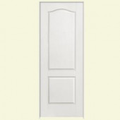 Masonite Safe-N-Sound Textured 2-Panel Solid Core Primed Composite Prehung Interior Door