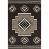 United Weavers Mountain Brown 7 ft. 10 in. x 11 ft. 2 in. Area Rug