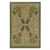 Natco Stratford Bouquet Beige 9 ft. 6 in. x 12 ft. 10 in. Area Rug