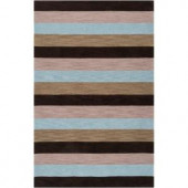 Surya Angelo:HOME Dark Olive Green 3 ft. 3 in. x 5 ft. 3 in. Contemporary Area Rug