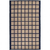 Surya Country Living Cobalt 3 ft. 6 in. x 5 ft. 6 in. Area Rug