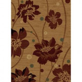 United Weavers Blossom Beige 7 ft. 10 in. x 10 ft. 6 in. Area Rug