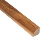 Home Legend Pacific Hickory 19.5 mm Thick x 3/4 in. Wide x 94 in. Length Laminate Quarter Round Molding