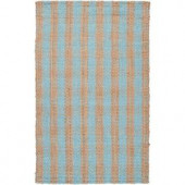 Surya Country Living Pale Blue 3 ft. 6 in. x 5 ft. 6 in. Area Rug