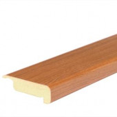 Mohawk Carmel Walnut 19.05 in. Thick x 2.5 in. Width x 94 in. Length Stair Nose Laminate Molding