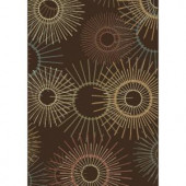 Shaw Living Stardust Brown 1 ft. 11 in. x 7 ft. 6 in. Runner Rug