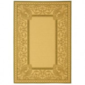 Safavieh Courtyard Natural/Olive 4 ft. x 5 ft. 7 in. Area Rug