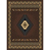 United Weavers Tuscan Brown 7 ft. 10 in. x 10 ft. 6 in. Area Rug