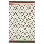 Kaleen Nomad Ivory 3 ft. 6 in. x 5 ft. 6 in. Area Rug