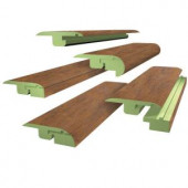 FasTrim Sand/Potomac/Sienna Hickory/Walnut 1.77 in. Wide x 78 in. Length Laminate 5-in-1 Molding