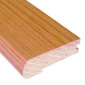 Millstead Red Oak Natural 1/2 in. Thick x 3 in. Wide x 78 in. Length Hardwood Flush-Mount Stairnose Molding