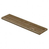 Cap A Tread Spotted Gum Rustic 94 in. Length x 12-1/8 in. Depth x 1-11/16 in. Height Vinyl Right Return