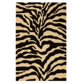 Home Decorators Collection Trek Gold and Black 2 ft. 6 in. x 4 ft. Area Rug