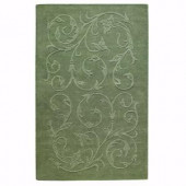 Home Decorators Collection Olympia Sage 9 ft. 9 in. x 13 ft. 9 in. Area Rug
