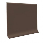 ROPPE Pinnacle Rubber Light Brown 4 in. x 1/8 in. x 48 in. Cove Base (30 Pieces / Carton)