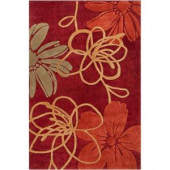 Himalaya Wine 1 ft. 11 in. x 3 ft. 3 in. Area Rug