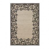 Home Decorators Collection Estate Black 7 ft. 6 in. x 9 ft. 6 in. Area Rug