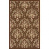 Momeni Terrace Classic Motif Brown 8 ft. x 10 ft. All-Weather Patio Area Rug