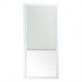 American Craftsman 50 Series 35 -1/2 in. x 77 -1/2 in. White Vinyl Left-Hand Moving Patio Door Panel with Blinds, 1 of 4 parts