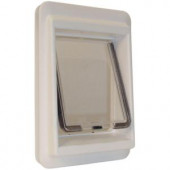 Ideal Pet 7 in. x 9 in. Small Plastic Electronic Cat Flap with Magnetic E-Collar