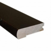 Millstead Scraped Maple Chocolate 2-3/8 in. Wide x 78 in. Length FlushMount Stairnose Molding (Use with 3/8 in.Thick Click Floors)