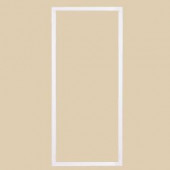 American Craftsman 5500 Patio Door Fixed Panel, 6/0, 35-1/2 in. x 77-1/2 in., White Vinyl, Reversable, Sliding, LowE3 Insulated Glass