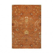 Home Decorators Collection Baroness Orange Spice 2 ft. x 3 ft. Area Rug