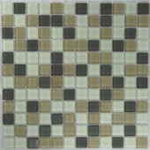 EPOCH Riverz Humbolt Mosaic Glass Mesh Mounted Tile - 4 in. x 4 in. Tile Sample