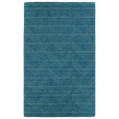 Kaleen Imprints Modern Turquoise 3 ft. 6 in. x 5 ft. 6 in. Area Rug