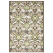 Mohawk Home Blushing Bower Brown 3 ft. 6 in. x 5 ft. 6 in. Area Rug