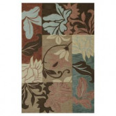 Kas Rugs Autumn Patch Taupe 5 ft. x 7 ft. 6 in. Area Rug