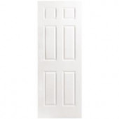 Textured 6-Panel Hollow Core Primed Composite Prehung Interior Door