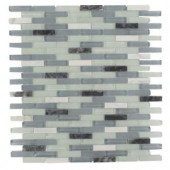 Splashback Tile Cleveland Bendemeer Mini Brick 10 in. x 11 in. Mixed Materials Floor and Wall Tile