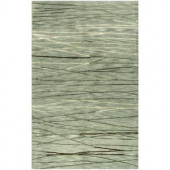 BASHIAN Greenwich Collection Lake Aqua 7 ft. 9 in. x 9 ft. 9 in. Area Rug