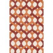 Loloi Rugs Weston Lifestyle Collection Red Orange 3 ft. 6 in. x 5 ft. 6 in. Area Rug