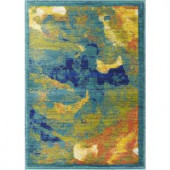 Loloi Rugs Lyon Lifestyle Collection Tropical Island 2 ft. x 3 ft. Accent Rug