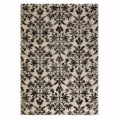 Home Decorators Collection Retro Grey/Black 2 ft. x 3 ft. 11 in. Area Rug