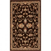 Natco Annora Brown 22 in. x 36 in. Accent Rug