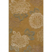 Momeni Passion Collection Gold 3 ft. 6 in. x 5 ft. 6 in. Area Rug