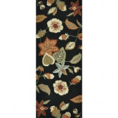 Loloi Rugs Summerton Life Style Collection Black Rust 2 ft. x 5 ft. Runner