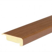 Mohawk Umbrian Walnut 19.05 in. Thick x 2.5 in. Width x 94 in. Length Stair Nose Laminate Molding