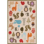 Momeni Caprice Collection Ivory 2 ft. x 3 ft. Area Rug