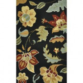 Loloi Rugs Summerton Life Style Collection Black Multi 2 ft. 3 in. x 3 ft. 9 in. Accent Rug